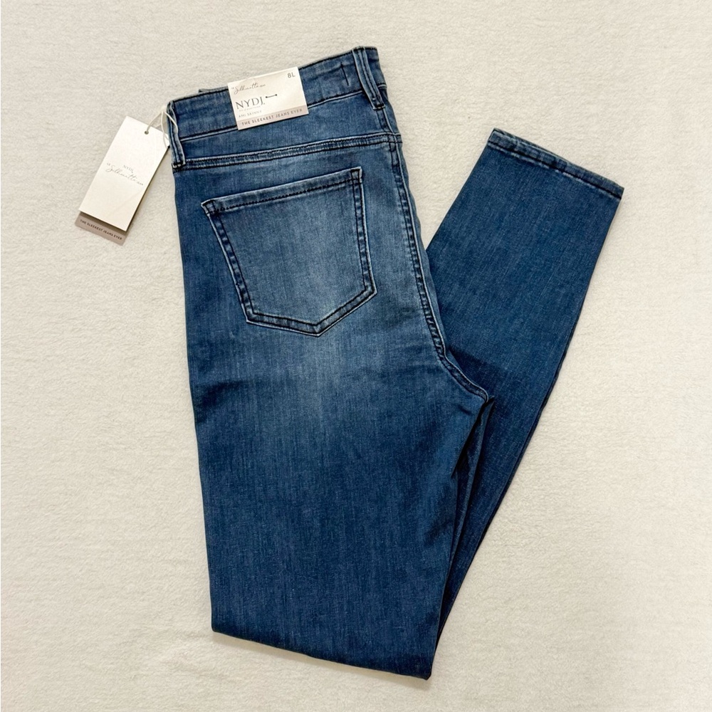 NYDJ Women’s Ami Skinny Jeans Medium Wash Size 8L